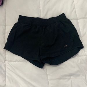 Champion Womens Black Running Shorts Size Medium